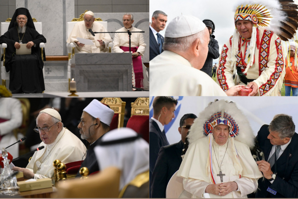 2022 v vesoljni Cerkvi zaznamovala številna papeževa potovanja, več jih je opravil tudi v muslimanski svet.